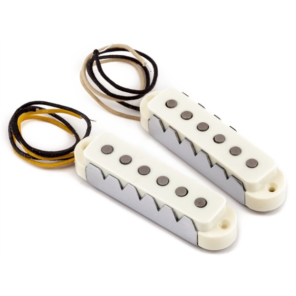 Fender Pure Vintage '65 Jaguar Pickup Set, Vintage White, (2)