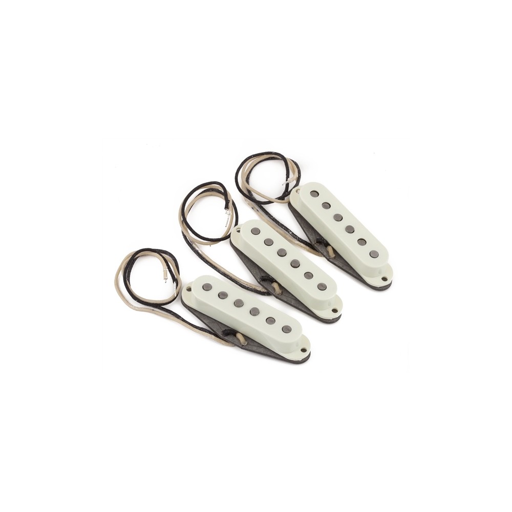 Fender Pure Vintage '65 Strat Pickup Set, Vintage White (3)