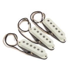 Fender Pure Vintage '65 Strat Pickup Set, Vintage White (3)