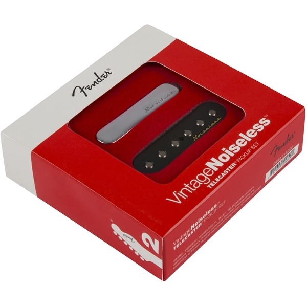 Fender Vintage Noiseless Tele Pickups, (2)