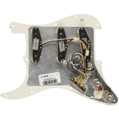 Fender Pre-Wired Strat Pickguard, Custom Shop Texas Special SSS, Parchment 11 Hole PG