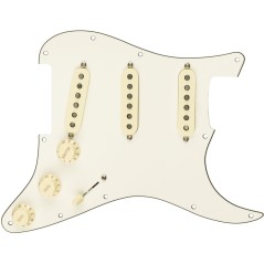 Fender Pre-Wired Strat Pickguard, Original '57/'62 SSS, Parchment 11 Hole PG