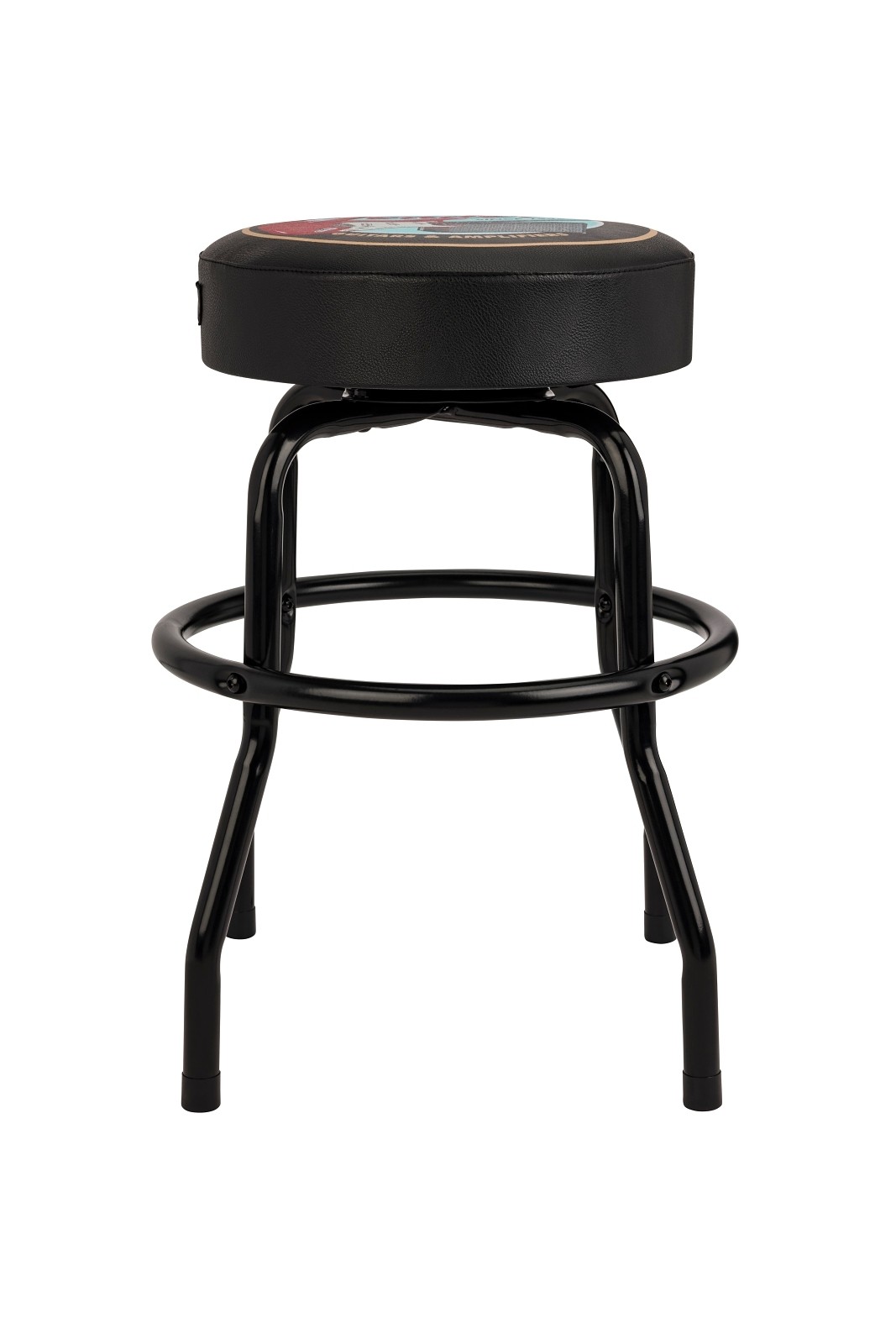 Fender Fender® Guitars & Amps Pick Pouch Barstool, Black/Black, 30"