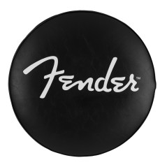 Fender Spaghetti Logo Pick Pouch Barstool, Black/Chrome altezza 61 cm