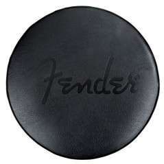 Fender Embossed Black Logo Barstool, Black/Black, altezza 61 cm