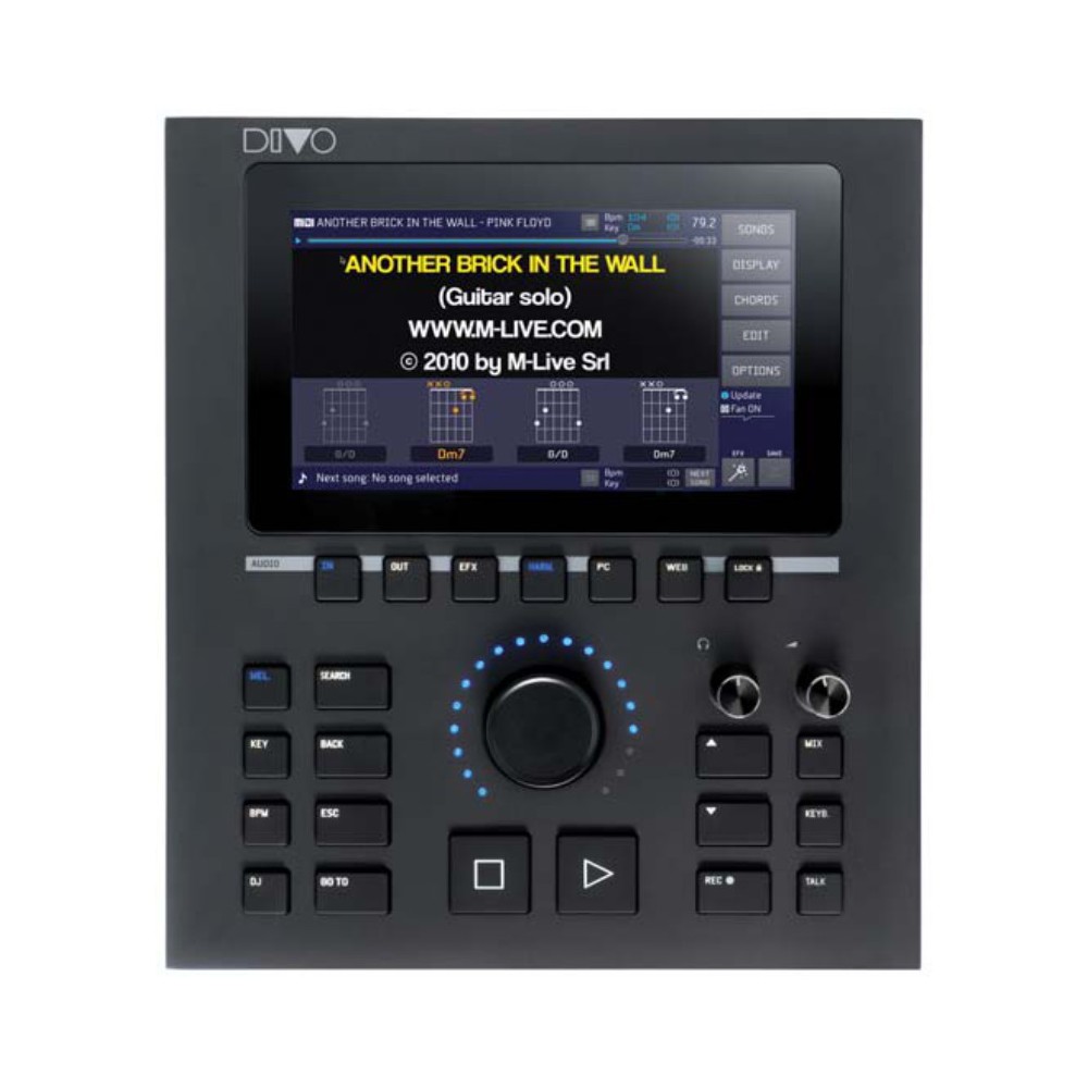 M Live M-LIVE Divo 64GB - DISPOSITIVO PER LETTURA, RIPRODUZIONE E ARCHIVIAZIONE DI BASI MUSICALI CON TOUCHSCREEN