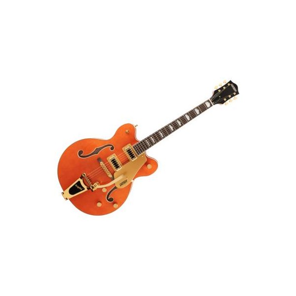 GRETSCH G5422TG Electromatic with Bigsby LRL Orange Stain - CHITARRA SEMIACUSTICA CON BIGSBY E HARDWARE DORATO ORANGE STAIN