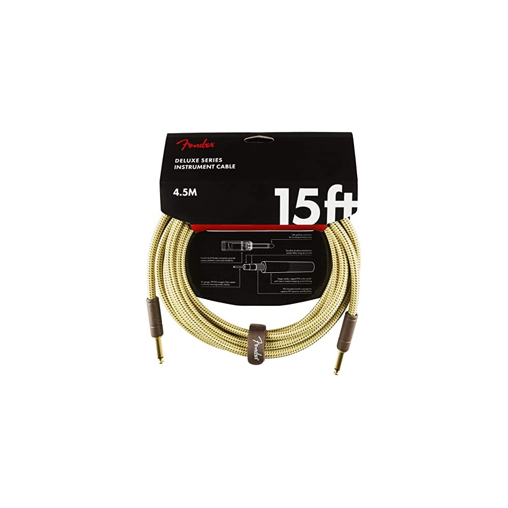 fender CAVO AUDIO PER STRUMENTI JACK 6,3MM - JACK 6,3MM 4,5MT