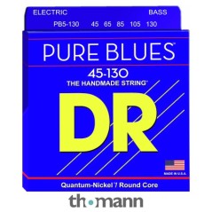 DR Strings PB5-130 PURE BLUES