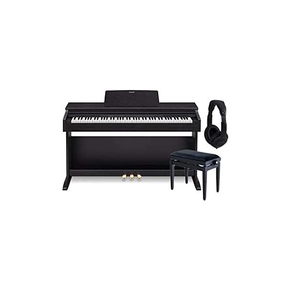 Casio AP 270 BK - pianoforte digitale - MOBILE, LEGGIO, PANCHETTA, CUFFIA, PANNO POLVERE E PEDALIERA INCLUSI