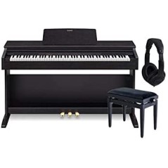 Casio AP 270 BK - pianoforte digitale - MOBILE, LEGGIO, PANCHETTA, CUFFIA, PANNO POLVERE E PEDALIERA INCLUSI