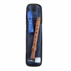 Hohner B95852 flauto dolce diteggiatura tedesca - colore testa blu