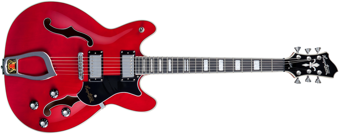 Hagstrom Viking Wild Cherry Transparent