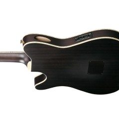 IBANEZ TOD10N Tim Henson Signature Transparent Black Flat - CHITARRA ACUSTICA ELETTRIFICATA CON CORDE IN NYLON NERA