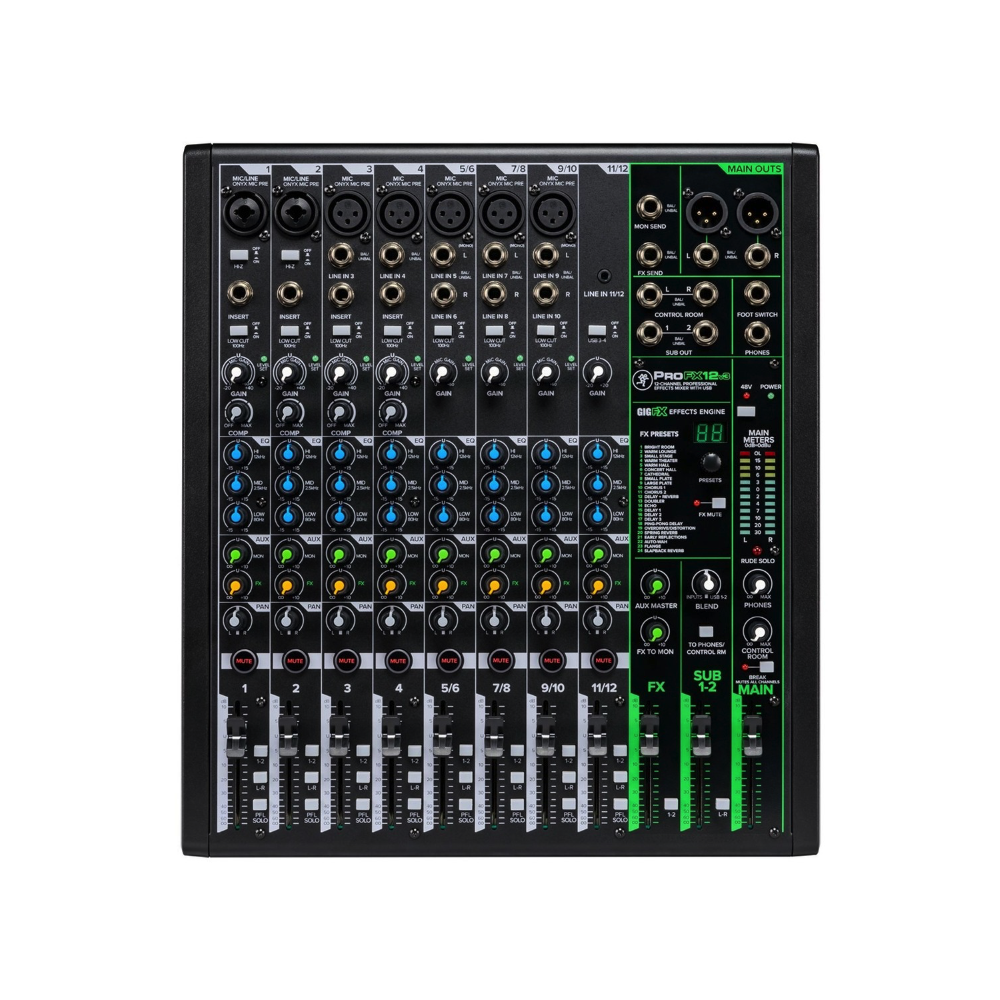 MACKIE ProFX12v3 - MIXER USB 12 CANALI CON EFFETTI PROFESSIONALI