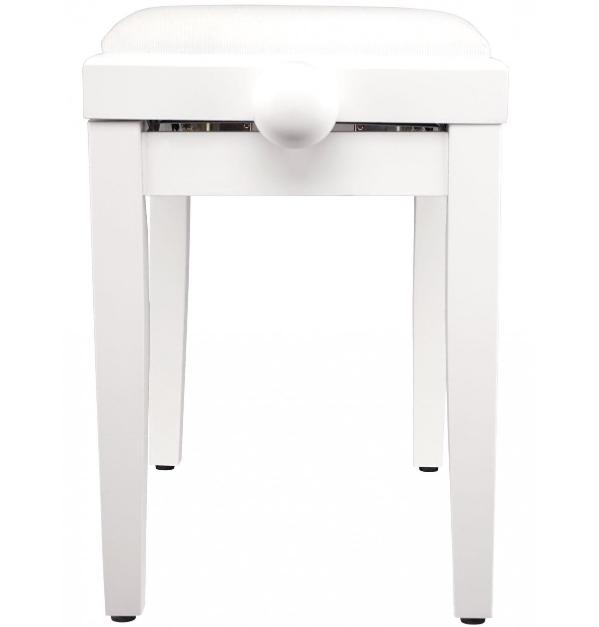 FLAME KB-15WHW PIANO BENCH PANCHETTA PER PIANOFORTE IN LEGNO COLORE BIANCO SATINATO