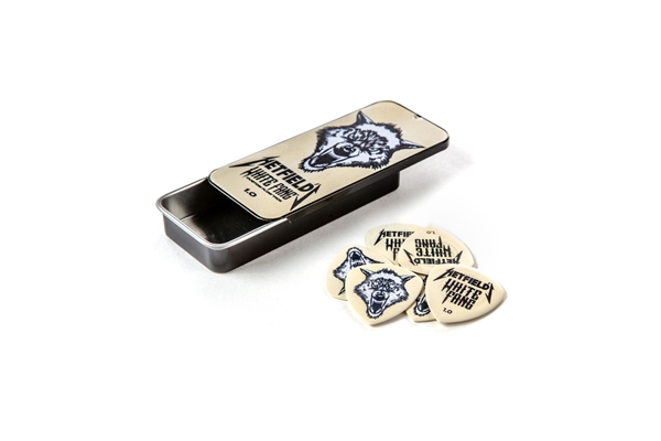 Dunlop PH122T1.0 White Fang 1.00 mm Pick Tin