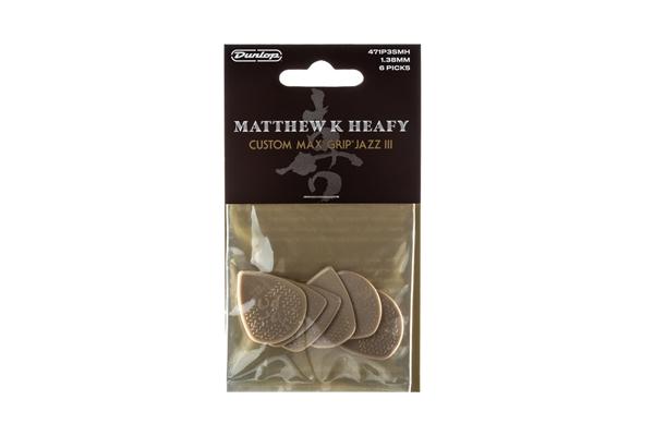 Dunlop 471P3SMH Matt Heafy Max Grip Jazz Players Pack/6