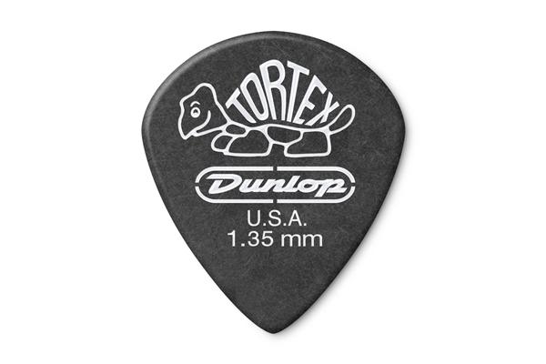 Dunlop 482R1.35 Tortex Pitch Black Jazz III