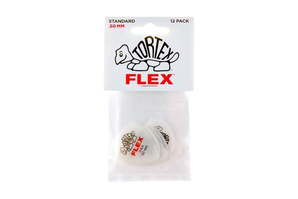 Dunlop 428P.50 Tortex Flex Standard .50 mm Pack/12