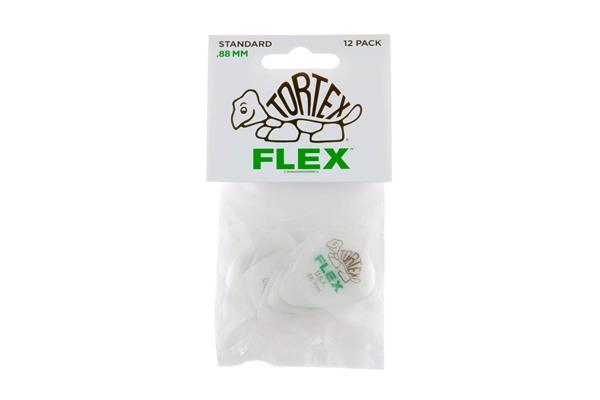 Dunlop 428P.88 Tortex Flex Standard .88 mm Pack/12