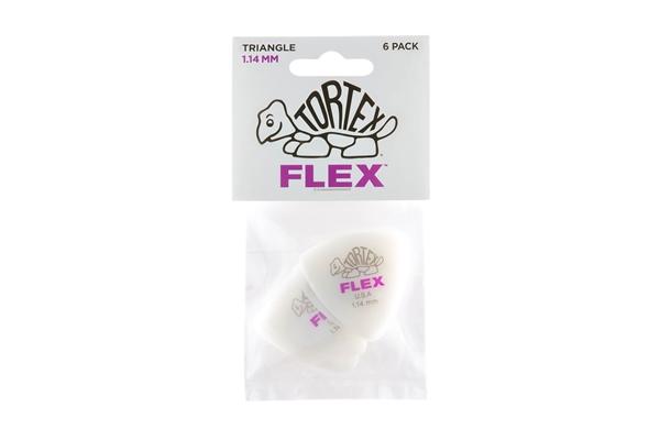 Dunlop 456P1.14 Tortex Flex Triangle 1.14 mm Pack/12