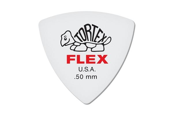 Dunlop 456R.50 Tortex Flex Triangle .50 mm Bag/72