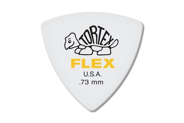 Dunlop 456R.73 Tortex Flex Triangle .73 mm Bag/72