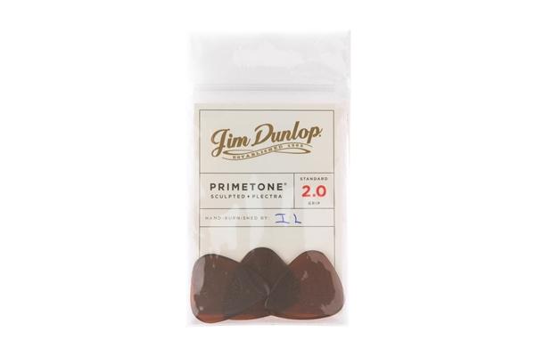 Dunlop 510P2.0 Primetone Sculpted Plectra Standard 2.0 mm Grip Pack/3