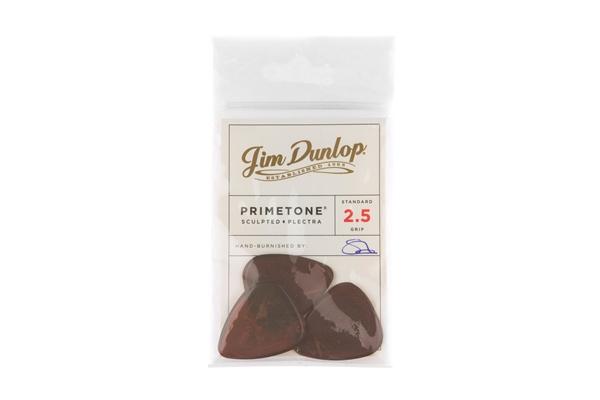 Dunlop 510P2.5 Primetone Sculpted Plectra Standard 2.5 mm Grip Pack/3