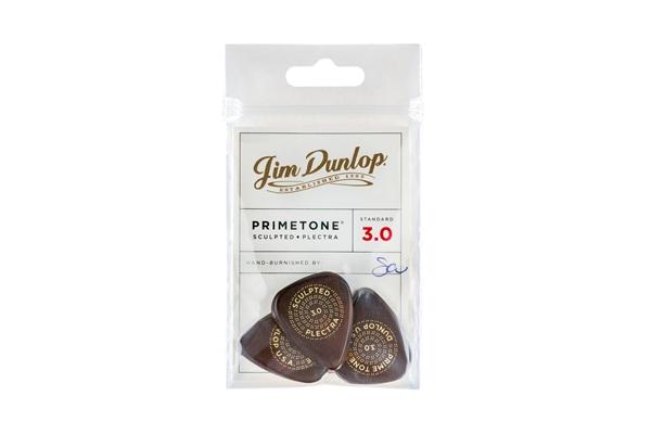 Dunlop 511P3.0 Primetone Sculpted Plectra Standard 3.0 mm Smooth Pack/3