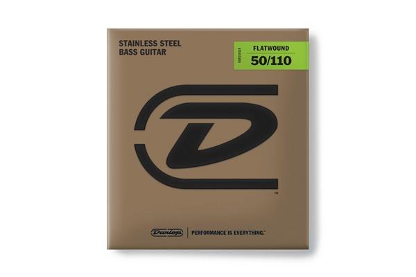 Dunlop DBFS50110 Flatwound Scala Lunga 50-110 4/Set