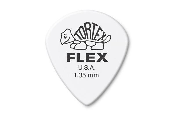 Dunlop 468R1.35 Tortex Flex Jazz III 1.35mm bag/72