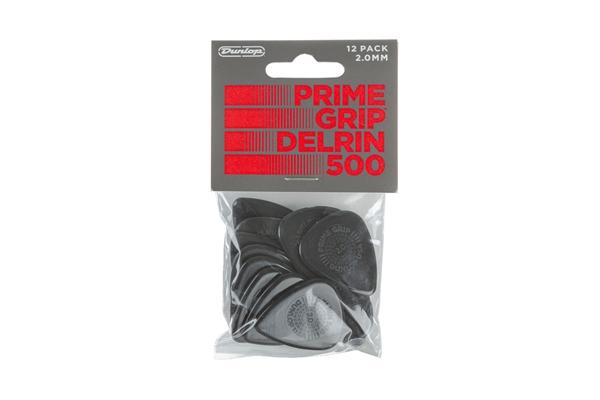 Dunlop 450P200 Prime Grip Delrin 500 2.0 mm Player's Pack/12
