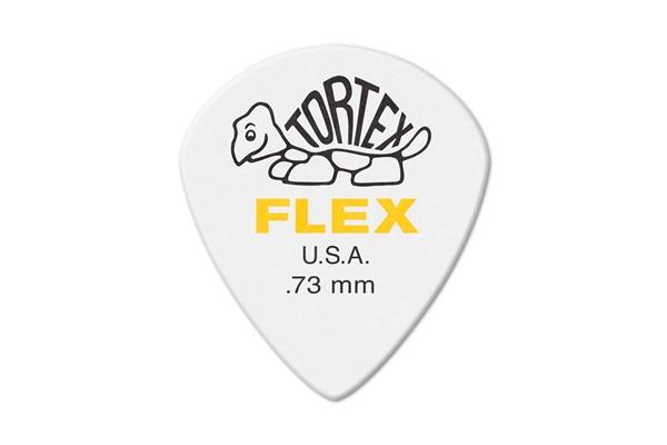 Dunlop 466R073 Tortex Flex Jazz III XL .73 mm Bag/72