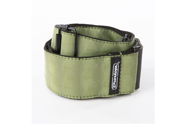 Dunlop D6710 Tracolla Jacquard Hexagon Echo Olive