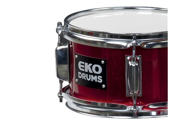 Eko Drums ED-200 Drum kit Metallic Red - 5 pezzi