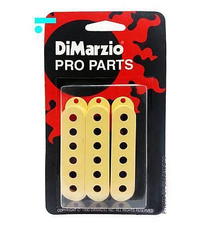 DiMarzio DM2000cr - cover per single coil - set 3 pezzi - crema