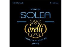 Savarez 600MB Set Corde Violino Solea Corelli, Tensione Media, ball end