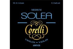 Savarez 600MB Set Corde Violino Solea Corelli, Tensione Media, ball end
