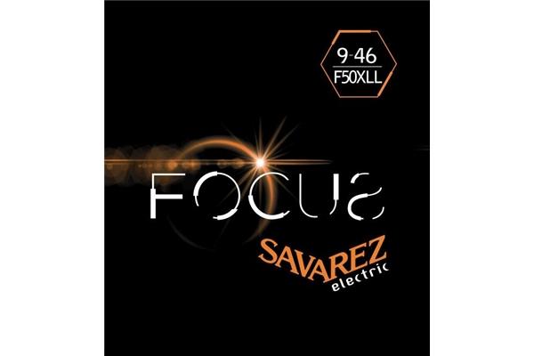 Savarez F50XLL Corde Focus per Chitarra Elettrica 9-46, Set/6