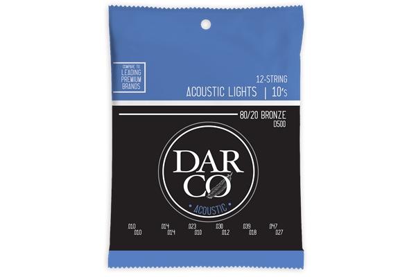 D500 Darco Acoustic Light 12-Strings Bronze 10-47