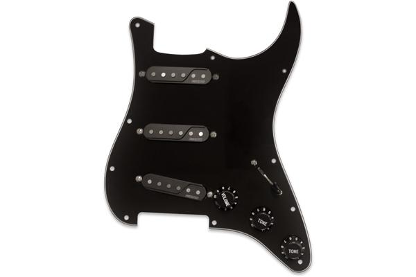 Fishman PRF-STR-BPG Fluence Loaded Pickguard 3 Single Width for StratÂ®, Black