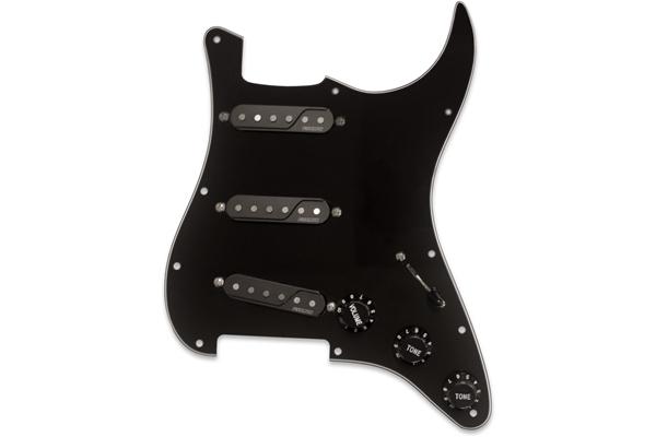 Fishman PRF-STR-BPG Fluence Loaded Pickguard 3 Single Width for Strat®, Black