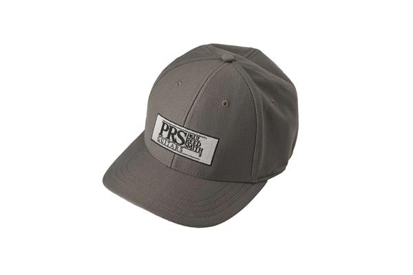 PRS Block Logo Fitted Baseball Hat Gray S-M