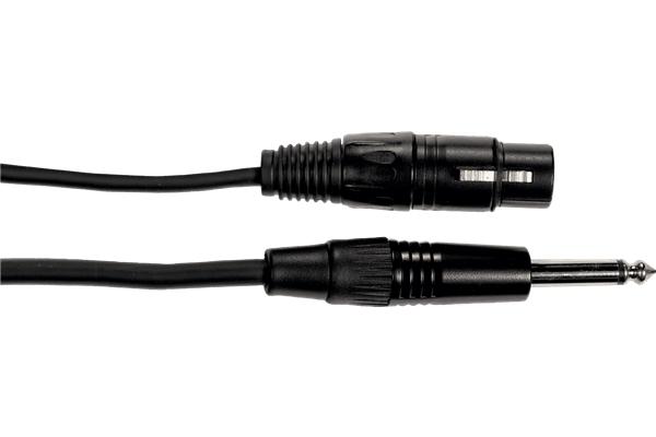 Yellow Cable M05J Cavo Microfonico Jack Sbilanciato/XLR Femmina 5 m