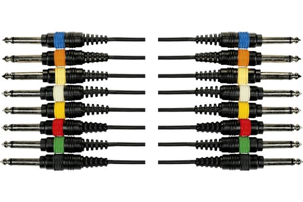 Yellow Cable OC02 Frusta 8 Cavi Jack Mono/Jack Mono 5 m