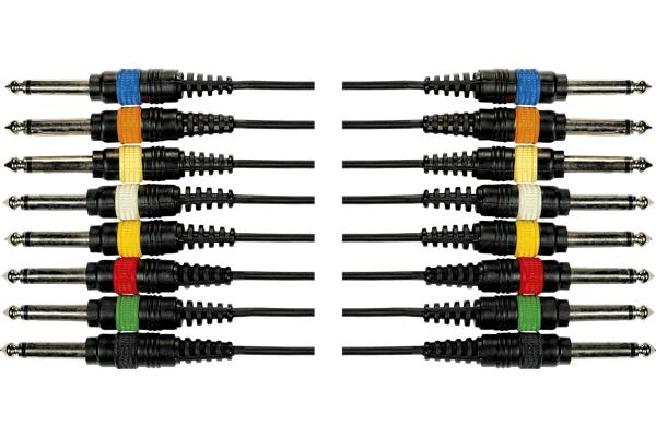 Yellow Cable OC02 Frusta 8 Cavi Jack Mono/Jack Mono 5 m