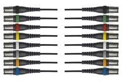 Yellow Cable OC14 Frusta 8 Cavi XLR Maschio/XLR Femmina 5 m