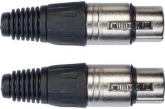 Yellow Cable XLR02 Connettori XLR Femmina 2 Pcs